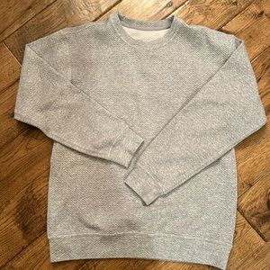 Lululemon grey waffle sweatshirt